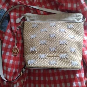 Limited edition wicker Micheal khors shoulder bag